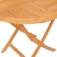 thumbnail image 5 of vidaXL 5 Piece Garden Dining Set Solid Wood Teak, 5 of 5
