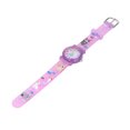 thumbnail image 4 of Toddler Watch, Cute Cartoon Kitten Strap Kids Watch Safe Comfortable  For Over 3 Years Old Purple, 4 of 8