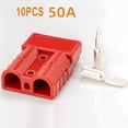 thumbnail image 4 of 10Pcs 50 Amp for Anderson Style Plug Connector 12-24V 6Awg DC Power Tools, 4 of 5