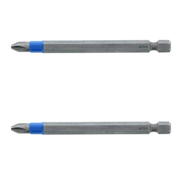 "Wiha Terminatorblue Impact Bit Phillips #2 3.5"" 2Pk"