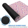 thumbnail image 6 of Long Mouse Pads for Desk,Pink Unicorn Sweet Pattern Desk Mats on Top Of Desks, Desk Mouse Pad Extra Large with 3mm Non-Slip Base and Stitched Edge for Gaming,Office,Work,Home 31.5"x11.8", 6 of 6