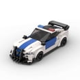 thumbnail image 5 of Police Car Racing Car Assembly Building Blocks Toys, Puzzle Building Toy, 5 of 5