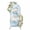 Blue, variant on Blue Cartoon Cats Arch Backdrop Cover 4FT, Cute Cats Sleeping Dreams Clouds Spandex Fitted Stretchy Arch Stand Covers, Round Top Chiara Backdrop Cover for Wedding Party Birthday Baby Shower