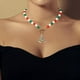 thumbnail image 4 of Adornos navideños, regalos navideños, collar de perlas navideñas, colgante de copo de nieve navideño, collar de cadena de clavícula personalizado, collar de festival de aleación, 4 of 6