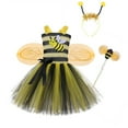 thumbnail image 4 of CHOYURME CHONYURM Bee Costume Set for Girls Halloween Birthday Christmas Party Dress Up, 4 of 7