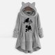 thumbnail image 2 of Chaquetas para mujer, sudaderas con capucha cálidas de invierno a la moda, abrigo con capucha de felpa Irregular con estampado de retales de leopardo, Tops Odeerbi ODB-3, 2 of 4