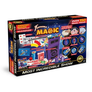 Playkidz Magic Show for Kids - Deluxe Set with Over 100 Tricks Made Simple,  Magician Pretend Play