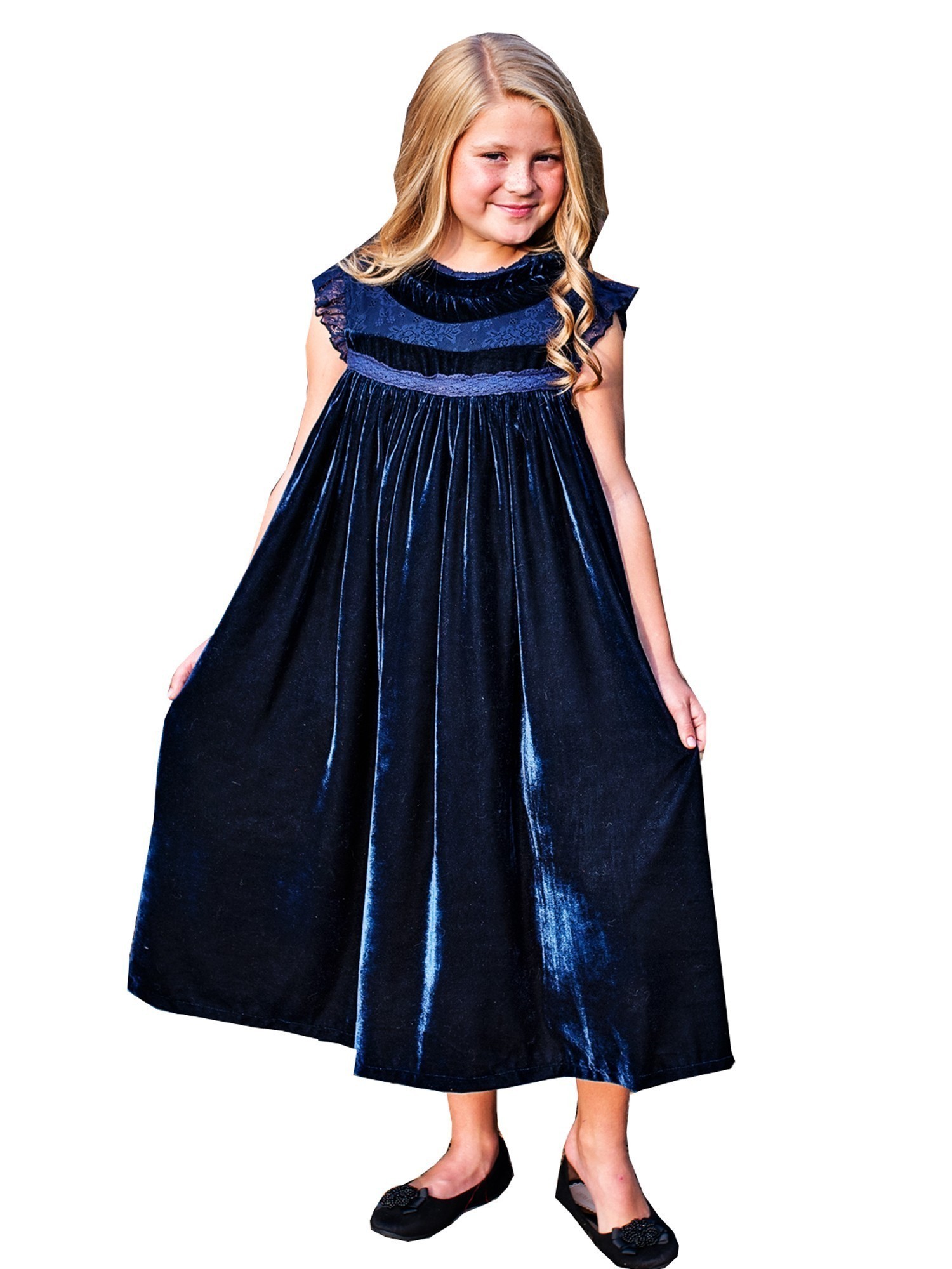 navy blue christmas dress