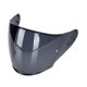 thumbnail image 3 of Visera de casco, repuestos compatibles, piezas de reparación, accesorios resistentes para casco Negro, 3 of 9