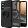 thumbnail image 1 of Funda Spigen Slim Armor MagFit para Galaxy S25, color negro, 1 of 8