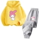 thumbnail image 5 of Sudadera con capucha y estampado de dibujos animados de Sanrio Melody para niñas, primavera y otoño de 2024, 5 of 5