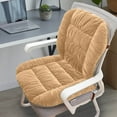 thumbnail image 5 of Xecvkr Seat Cushions Winter Warm Seat Cushion Thick Integrated Backrest Office Detachable Washable Elastic Support Chair Tatami Student Model 1 Piece, 5 of 7