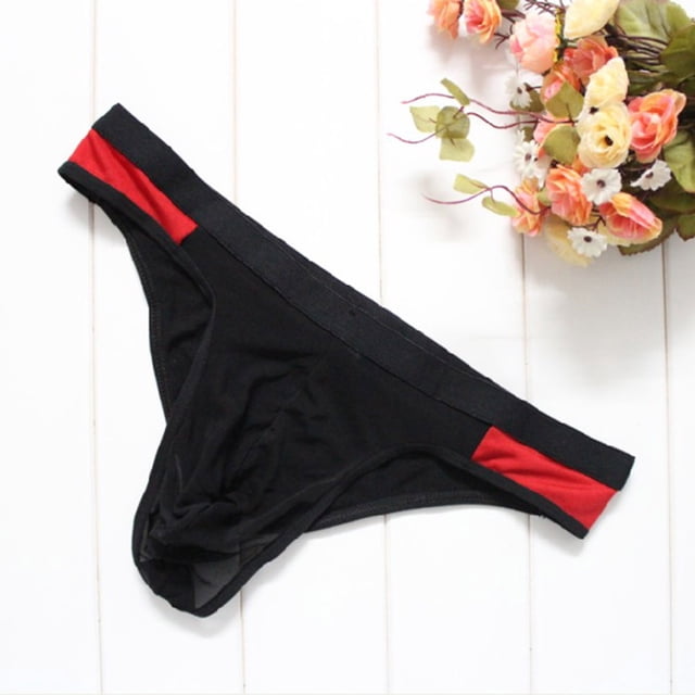 Intimates Mens Sexy Micro Mesh Soft Breathable Underwear Bikini Briefs See-Through One Size