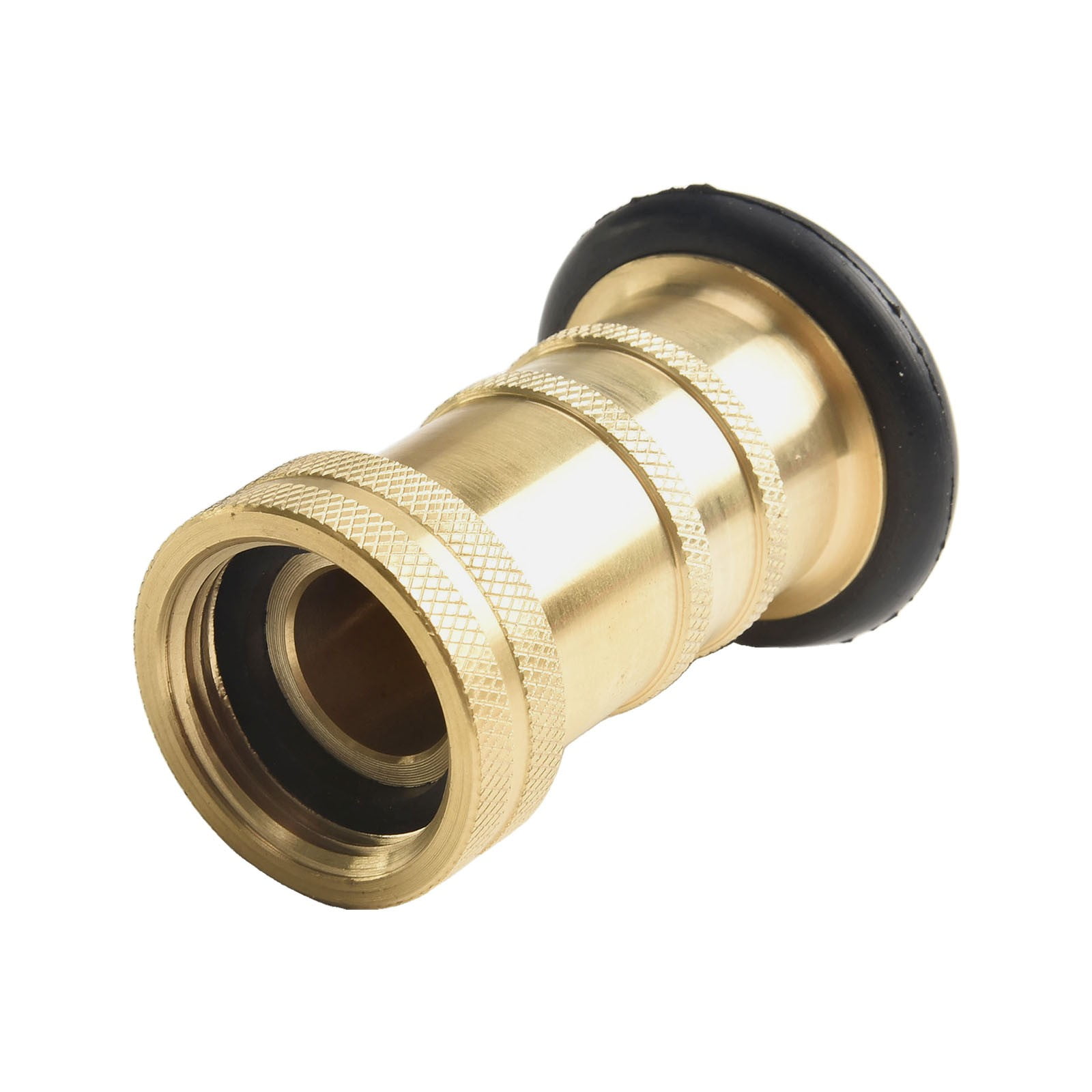 Fire Hose Brass Nozzle Spray (1" NH/NST) Heavy Duty 1" Female Smile Home