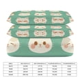 thumbnail image 2 of 3 Pcs Soft Bedding Set, Includes 1 Duvet Cover with Zipper And 2 Pillow,Shams Cartoon Cute Cat Full(79"×90"), 2 of 8