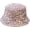 Pink, variant on Stylish Bling Sequin Bucket Hats for Women Men Leopard Fisherman Cap Outdoor Shiny Dance Party Hats Black White