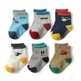 thumbnail image 5 of Toddler Socks 12 Pairs Non Slip Skid Socks Kids Boys Grips Cotton Crew Socks 1-7T, 5 of 5