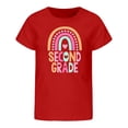 thumbnail image 4 of LILIYA Back To School Shirts for Girls Pre Kindergarten 1st 2nd 3rd Grade Fashion Short Sleeve Clothes T-Shirt Summer Outfit, 4 of 5