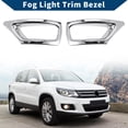 thumbnail image 2 of Recubrimiento del faro antiniebla Unique Bargains para Dodge Journey 2013-2020, trasero izquierdo, trasero derecho, recubrimiento del faro antiniebla ABS, 1 par, tono plateado, 2 of 7