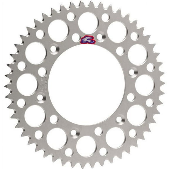 Renthal 02-22 Suzuki RM 85/ 93-18 Yamaha YZ80/YZ 85 Rear Sprocket Grooved - Silver 428-47P Teeth