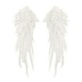 thumbnail image 3 of jifeng 2 Pièces Ange Ailes Appliques DIY Appliques Brodées pour Robe Robe Manteau Blanc, 3 of 9