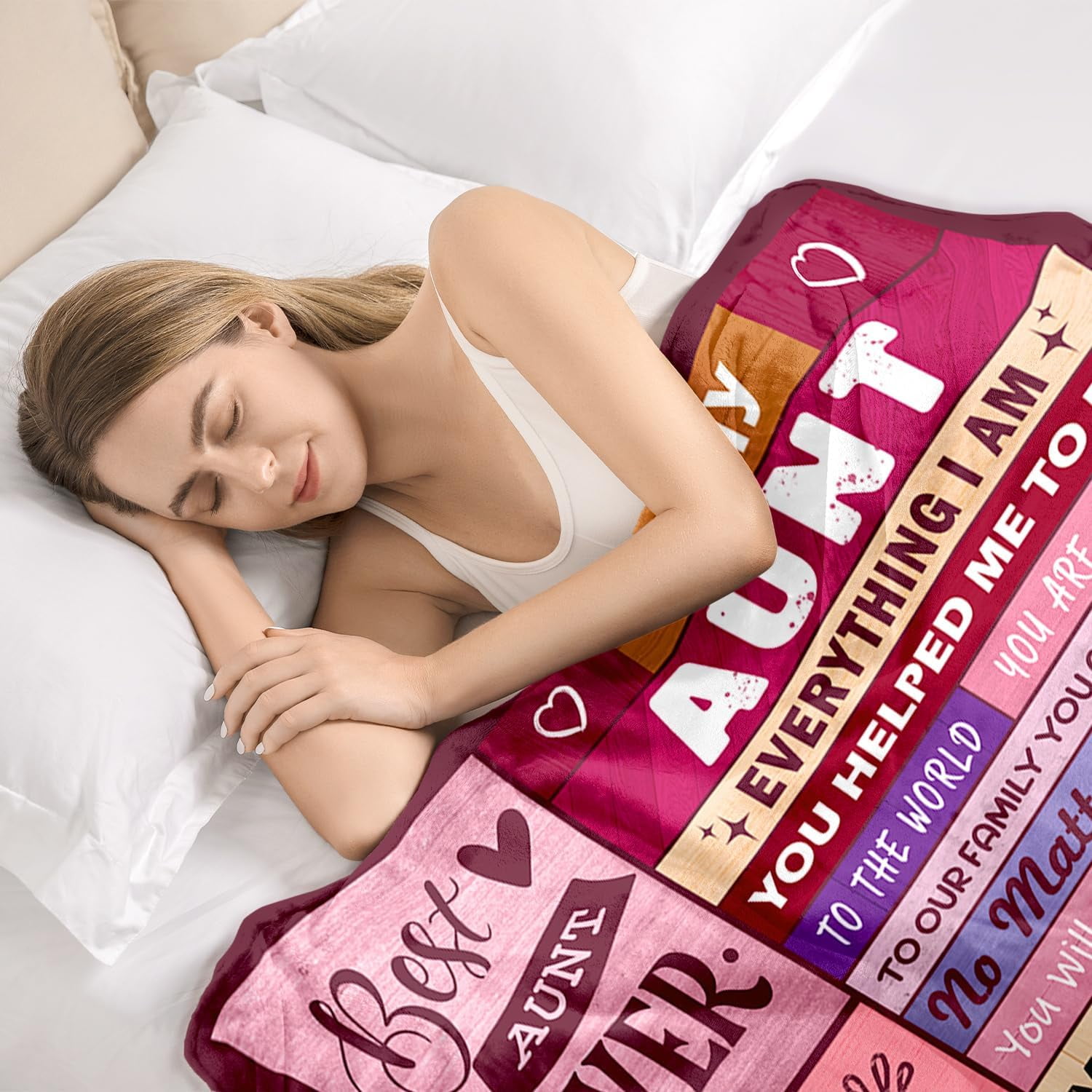 Aunt Gifts, Gifts for Aunt from Niece Nephew, Best Aunt Ever Gifts, Great Aunt Gifts, Best Aunt Ever Gifts, Auntie Gift Ideas, Christmas Mothers Day Birthday Gifts for Aunt, Aunt Blanket
