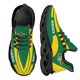 thumbnail image 1 of Zapatillas deportivas de diseño con la bandera de Dominica para mujer, cómodas zapatillas deportivas de plataforma con estampado de bandera, suela blanca, zapatos de punto con cuchillas., 1 of 6