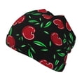 thumbnail image 2 of Rateoe Cherry Kids Beanie Warm Knit Beanie Hats Boys Girls Winter Hat Soft Slouchy Hats for Kids, 2 of 7