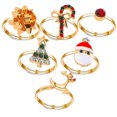 thumbnail image 4 of 6 anillos navideños para niños, ideales como juguetes o como recuerdos de fiesta., 4 of 8