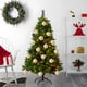 thumbnail image 5 of Bola de Navidad de 8 cm, color champán, de alta gama, con adhesivo en polvo, chapada en oro y electrochapada. Ideal para decorar el árbol de Navidad. Colgante decorativo. Bola de plástico navideña., 5 of 5