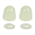 thumbnail image 2 of Crane Color Replacement Plastic Toilet Bolt Caps, Set Of 2, Platinum 2 of 10