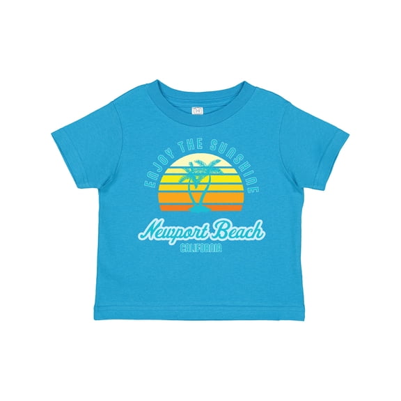 Inktastic Summer Enjoy the Sunshine Newport Beach Florida in Blue Boys or Girls Toddler T-Shirt