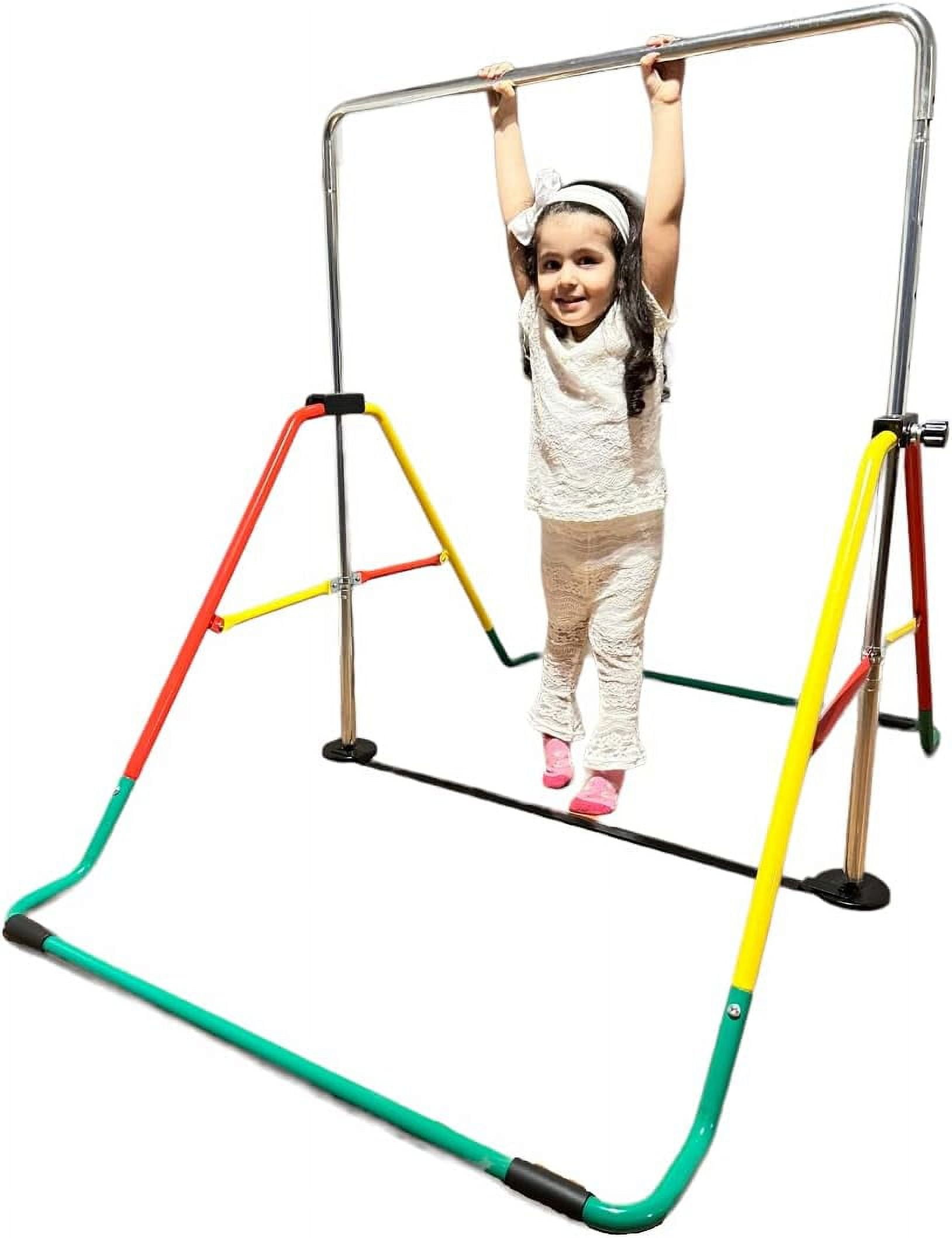 Barre De Gymnastique HUDORA Fabian - Simple Ou Double, Réglable En Hauteur (71,5-150 Cm) - Acier, Supporte 100 Kg - Pour Jardin