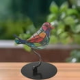 thumbnail image 2 of Painting Glass Bird Decor Decorative Birds,Stained Glass Bird Decorative Figurines, Miniature Bird Figurines,Outdoor and Indoor Bird Statues and Figurines - Bird Decorations for Home and Garden, 2 of 2