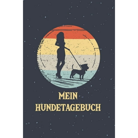 Mein Hundetagebuch: für die schönsten Momente mit deinem Vierbeiner - 110 Seiten mit schönem Pfoten Muster - Für die schönsten Erinnerungen die du mit deinem Hund erlebt hast - Im praktischen A5 Forma