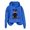 Blue, variant on Hooded Pullover Women Long Zip Sweatshirt Hoodie Women Softy Sweat Shirt Long Jacket Holiday Staples Ladies Printed Casual Printed Sweatshirt Hoodie Blue XXL
