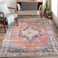 thumbnail image 4 of GLN Rugs Kitesh - Indoor, Machine Washable Area Rug 3'x5' Turkish Terra Home Carpet, 4 of 8