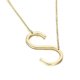 thumbnail image 1 of Collar Grande con Inicial Lateral Yashi Acero Inoxidable Collar con Inicial Grande Para Mujer Gi S, 1 of 1