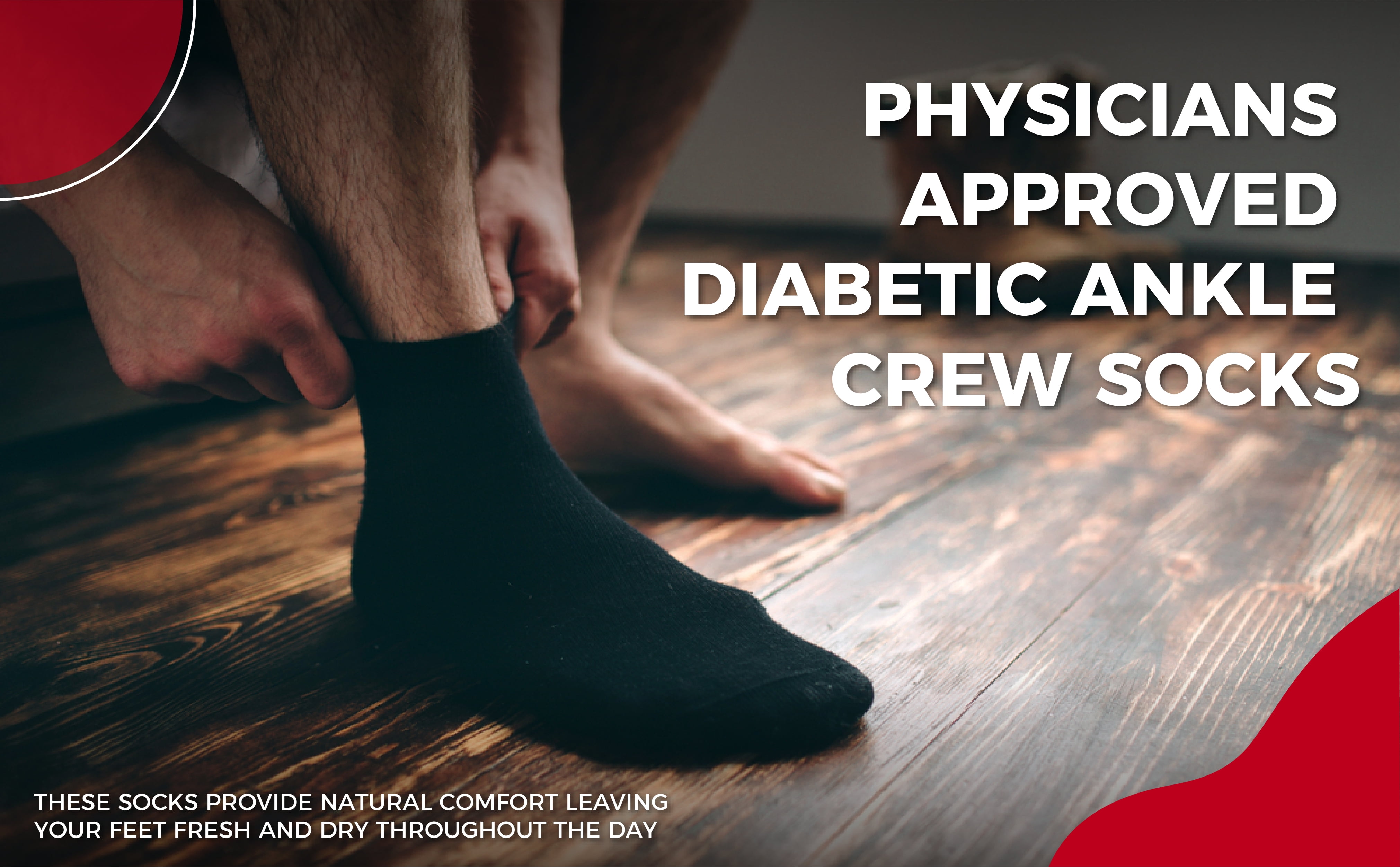 Diabetic Ankle Socks – Non-Binding Circulation Quarter Socks, Cushioned Cotton Blend for Men & Women (Black 6Pairs, Size 10-13, Fits Women’s Shoe 7-12)