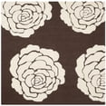 thumbnail image 6 of SAFAVIEH Cambridge Permelia Geometric Floral Wool Area Rug, Brown/Ivory, 8' x 10', 6 of 10