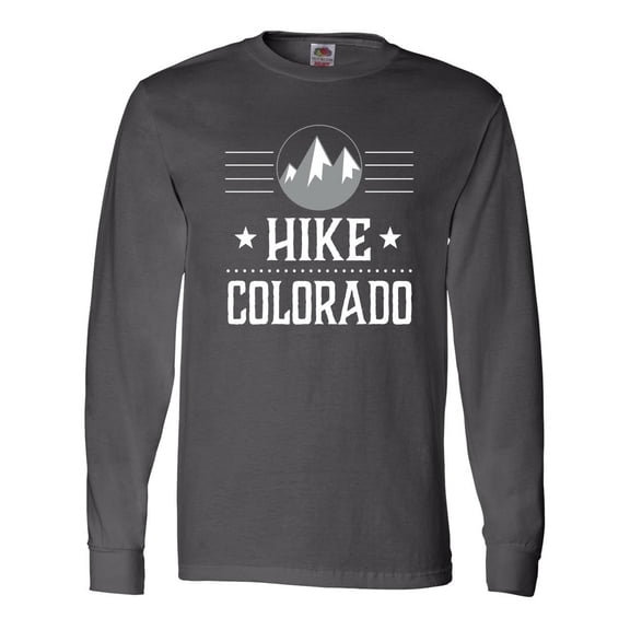 Inktastic Hike Colorado Hiking Trekking Hiker Gift Long Sleeve T-Shirt