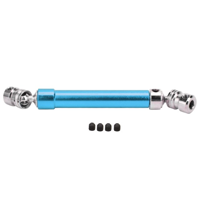 Accesorio de eje de transmisión hexagonal ajustable de aleación de aluminio de 110 mm para 1/10 RC Car Crawler Truck Hop Upblue