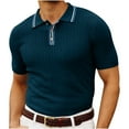 thumbnail image 1 of Camisetas Casual Tricot Mezcla de Lana con Bolsillo, Ligero Y Elegante Camisetas Casuales de Negocios para Hombres, 1 of 5