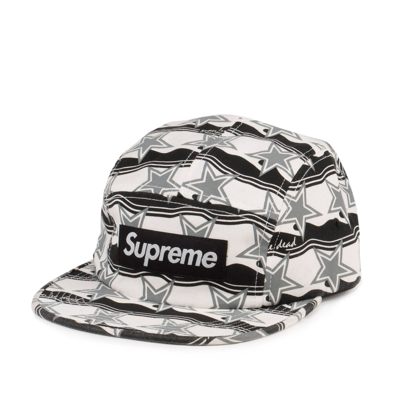 Supreme You're Dead Camp Cap Camp Cap White/Black