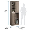 thumbnail image 3 of Sauder Homeplus Engineered Wood Storage Cabinet in Salt Oak Finish, 3 of 9