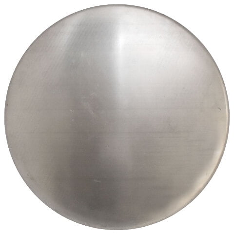 BRP Pontoon Boat Log End Cap 12-0008 | 23 Inch Curved Aluminum