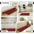 thumbnail image 6 of Zufioo Buffalo Plaid Red Black 2PCS Kitchen Mats for Floor,Home Decor Cushion, 2PCS Kitchen Rugs,Anti Fatigue Mats for Kitchen Floor,Waterproof Kitchen Rug Set, 6 of 6