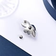 thumbnail image 6 of Personalize Stainless Steel Rose Flower Urn Pendant Cremation Jewelry for Ashes Holder Memory Necklace Memorial Jewelry, 6 of 8
