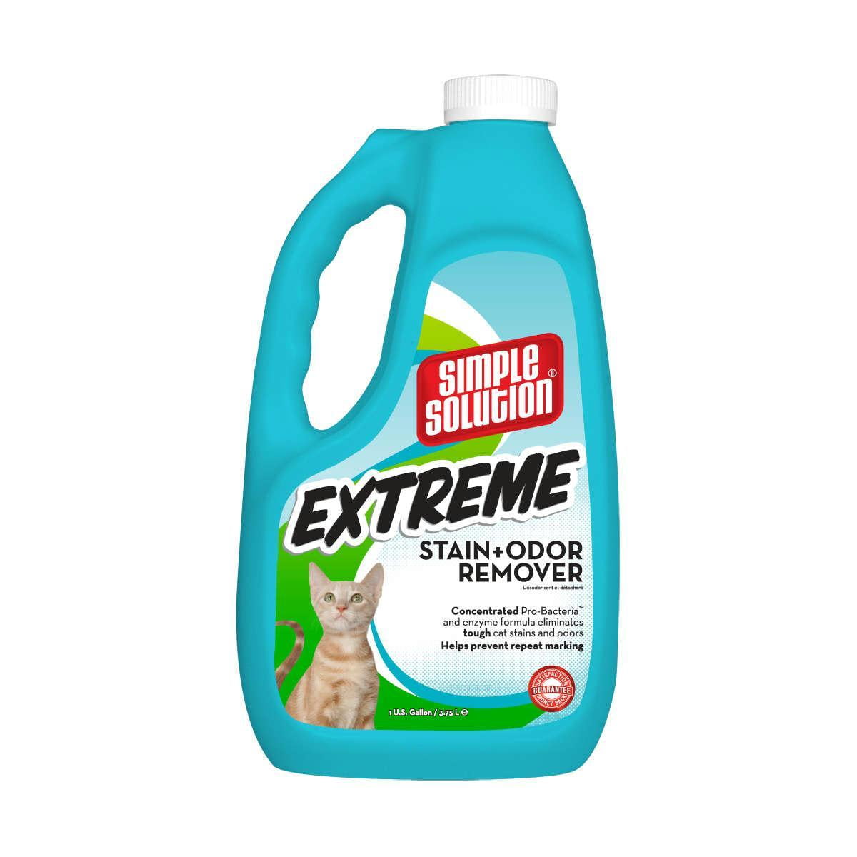 Simple Solution Extreme Cat Stain And Odor Remover 1 Gallon 5.42" X 7.