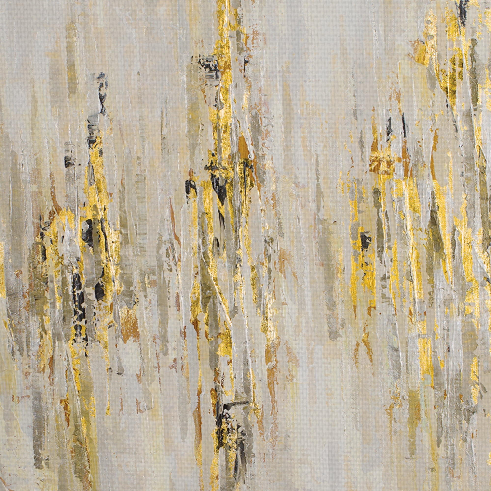 Golden Light Stridation Abstract by Willowbrook Art Print